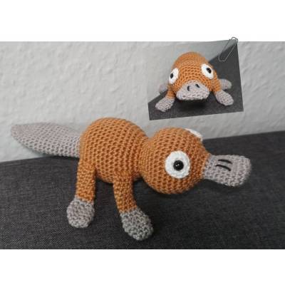 Amigurumi Häkelanleitung Schnabeltier Lotte