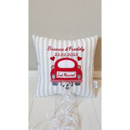 Hochzeitsgeschenk mit Namen und Datum zum überreichen eines Geldgeschenkes, viele Farben möglich, Hochzeit