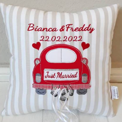 Hochzeitsgeschenk mit Namen und Datum zum überreichen eines Geldgeschenkes, viele Farben möglich, Hochzeit