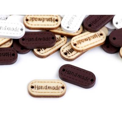 Handmade 2Stk. 11x23mm Holz Schild