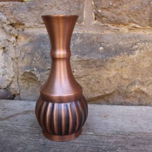 Kupfer Vase Midcentury Boho 50er Jahre Bild 1