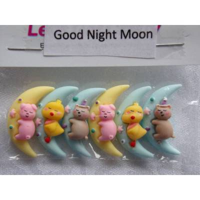 Let´s Get Crafty  Button  Gute Nacht  (1 Pck.)    Good Night Moon