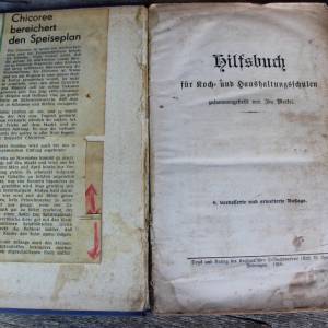 antikes Kochbuch "Hilfsbuch für Koch- und Haushaltungsschulen" Ida Merkel Keyßnersche Hofbuchdruckerei Meiningen Bild 2