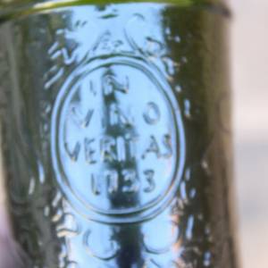 Vintage Weinstiefel In Vino Veritas Weinglas Glasstiefel Damenstiefel 60er 70er Jahre Bild 7