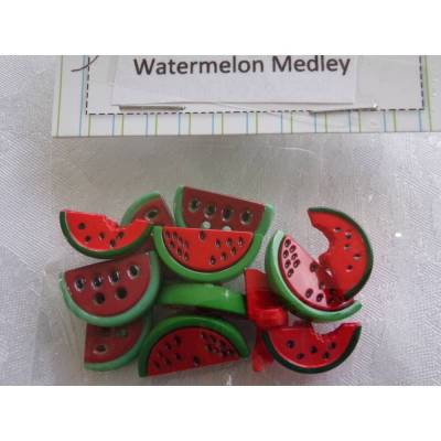 Buttons Galore Knöpfe   Wassermelone    (1 Pck.)    Watermelon Medley