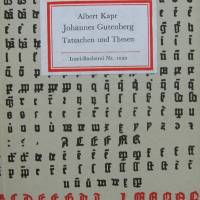 Insel-Bücherei Nr. 1020 - Albert Kapr - Johannes Gutenberg - Tatsachen und Thesen Bild 1
