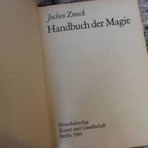 Handbuch der Magie Jochen Zmeck Henschelverlag Berlin DDR 1984 Bild 5
