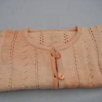 Strapazierfähige Kinderjacke aus Baumwolle gestrickt in Größe 116 bis 122 Bild 7