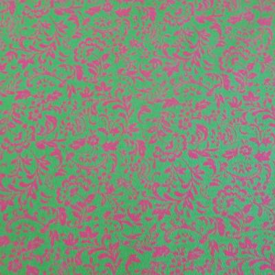 Trachtenstoff Dirndlstoff Baumwollsatin Blumenranken grün ÖKOTEX 100(1m/12,-€)