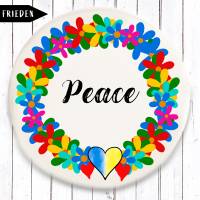 Charity Magnet Peace Blumenkranz Bild 5