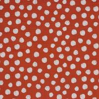 Double Gauze Musselin Dots terrakotta/weiß Bild 1