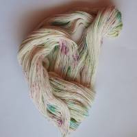 Sockenwolle Tuchwolle handgefärbt 4fädig Bild 2