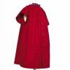 Kleid 110 / 116 rot kariert kurzärmlig Upcycling Bild 6