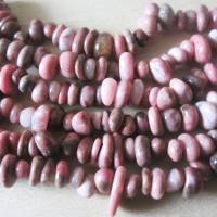 natürliche Rhodonit Chips Perlen 6,5 - 11,5 mm ein Strang Bild 2