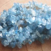 natürliche Aquamarin Chips Perlen A Qualität 5 -15 mm ein Strang Bild 3