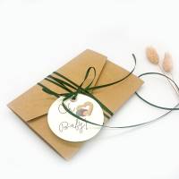 Geldgeschenk zur Geburt BABY GIRL | Personalisierte Geschenkkarte zur Geburt | Geschenk Schachtel Gutschein Verpackung Bild 5
