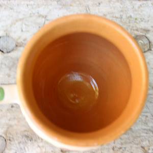 großer Kaffeebecher Kaffeetasse Kaffeepott Tasse Majolika Keramik Vintage 60er 70er Jahre Bild 5