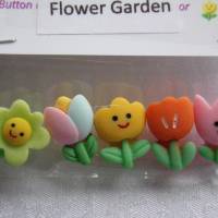Shelly´s Button and More - Button     lustige Blume  (1 Pck.)   Flower Garden Bild 1