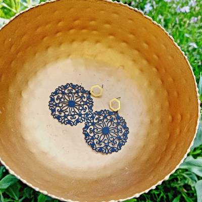 Ohrstecker "Hexagon-Kosmos"