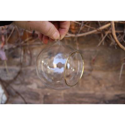 Fensterkugel zum bepflanzen Suncatcher Kugel Glas 90er Jahre