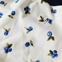 Baby-Pumphose 62 • 80 Jersey Blueberries Bündchen Navy Bild 6