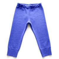 Wollhose, 86 92, blau, 100% Merinowolle, Upcycling Leggings Bild 4