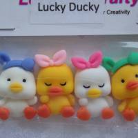Let´s Get Crafty  Button       lustige Enten   (1 Pck.)   Lucky Ducky Bild 1