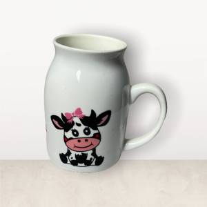 personalisiertes  Milchkännchen, Sahnekännchen, Kanne Kühe Kuh Bild 1