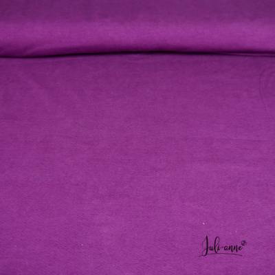 Baumwoll - Jersey Denim Optik Beere Kombistoff "Prinzessin war Gestern" - Hessekinner