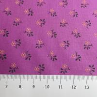 Trachtenstoff Dirndlstoff Blumen violett/gelb ÖKOTEX 100(1m/12,-€) Bild 2