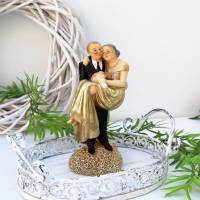 Brautpaar Goldhochzeit Dekofigur Bild 1