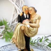 Brautpaar Goldhochzeit Dekofigur Bild 2