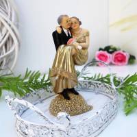 Brautpaar Goldhochzeit Dekofigur Bild 5