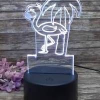 Personalisierbare LED-Lampen aus Plexiglas, 16,5cm x 8,5 cm  mit Farbwechsel, Geschenkidee für Alle Bild 2