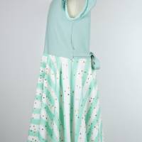Drehkleid - Kleid mit Drehrock Glitzer Streifen Mint #Einschulung Bild 5