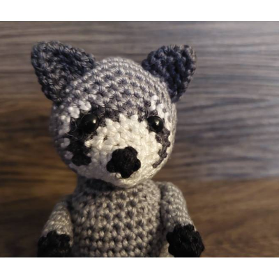 Häkel Anleitung - Waschbär "Zorro"