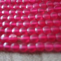 natürliche Rubin Perlen flach rund, facettiert 4 mm x 2, 5 mm ein Strang Bild 3
