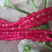 natürliche Rubin Perlen flach rund, facettiert 4 mm x 2, 5 mm ein Strang Bild 6