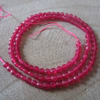 natürliche Rubin Perlen flach rund, facettiert 4 mm x 2, 5 mm ein Strang Bild 9