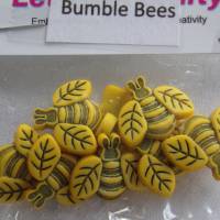 Let´s Get Crafty  Knöpfe  Bienen (1 Pck.)    Bumble Bees Bild 1