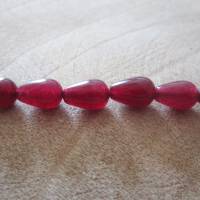 10x Jade Perlen in Tropfen Form 12-13 mmx 8 mm Bild 5