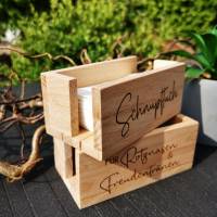 Taschentuch-Box aus Holz Bild 3