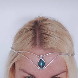 Elbenschmuck ,Elfen tiara,circlet, Elfenkrone,tiara,Diadem,keltischer Haarschmuck,cosplay Bild 1