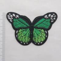 Applikation / Aufbügler Schmetterling / grün 47 x 70 mm Bild 1