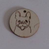 Bulldogge Schlüsselanhänger - personalisiert Bild 1