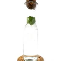 Kugel aus Olivenholz als Verschluss für Karaffen oder Gläser mit einem Olivenholzsockel Bild 8