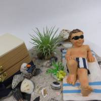 Geldgeschenk - Geschenkidee Mann am Strand Sommer Sonne  - runder Geburtstag - Bild 4
