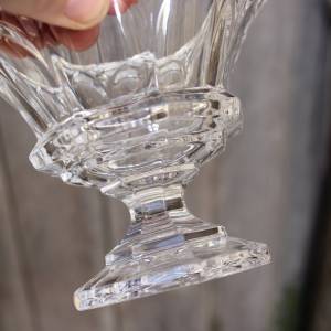 Kristall Deckeldose Schale Fußschale Pokal 24 % Bleikristall Vintage 50er 60er Jahre Bild 4