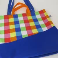 Stofftasche aus Baumwolle mit vier Henkeln für Einkauf und Freizeit Bild 3