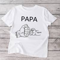 T-shirt Papa Faust mit Kinderhänden Bild 1
